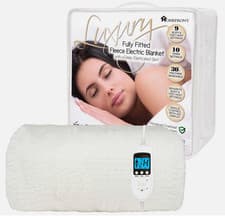 Image of Heated Blanket Electric Mattress Cover Size SuperKing Double Single Dual Control