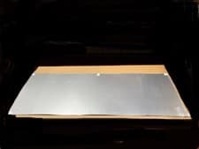 Image of Acrylic splashback Metallic Silver 8ft x 3ft
