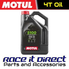 Image of Motul 5100 4T 10w-30 10w30 Ester 4 Stroke Motorcycle Engine Oil 4 Litre 4L