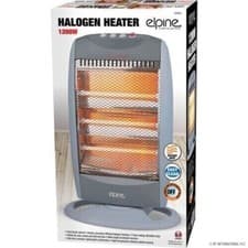 Image of 1x 1200W Portable Electric Halogen Quartz Heater InstantHeat 3Bars Free Standing