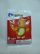 Image of Mega Blocks Pokemon Glumanda / Charmander Construx Mattel NEW Figure - Sealed