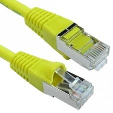 Image of Yellow 8m Ethernet Cable CAT6 Full Copper Screened Quality Network Lead S/FTP