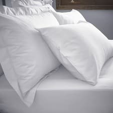 Image of Bianca 100% Cotton Percale 200 Thread Count Extra Deep Fitted Sheet