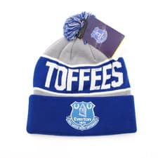 Image of Everton FC Official Toffees Bobble Hat Royal Adult & Junior EFC Gift