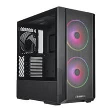 Image of Lian Li LANCOOL 216, Black, RGB, Mid Tower Chassis, Tempered Glass Window, 2x 16