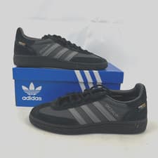 Image of Adidas Originals Handball Spezial 'Cordura' Trainers Black/Grey UK 5.5 EU 38 2/3