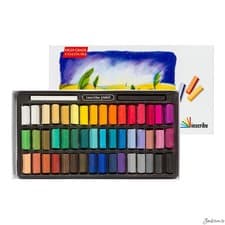 Image of Inscribe Soft Pastel Set 48 Half Sticks For Drawing Sketching And Blending