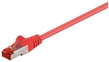 Image of 1m Goobay Networking Cable 68278 CAT 6 Patch Cable S/FTP (PiMF) Red #12A78
