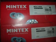 Image of MDC1859 Rear Brake Disc PAIR For Renault Megane MK II Scénic MK II III