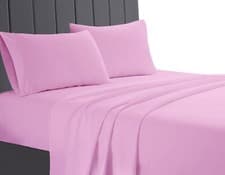 Image of Luxury 100% Egyptian Cotton Fitted , Flat Sheets 200 Thread Count All Sizes