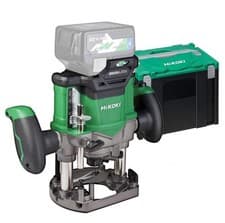 Image of Hikoki M3612DAJ2Z 36v MULTIVOLT 1/2" Cordless Plunge Router Body In Stacker Case