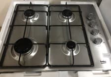 Image of Beko HIBG64120SX Built In 61cm, Stainless Steel Gas Hob, Collection Only (10648)