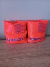 Image of Speedo Roll Ups Kids Orange Arm Bands Swimming Age 2-12 Years Weight 15-60kg
