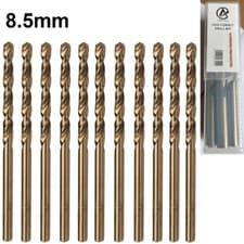 Image of Heavy Duty Cobalt Drill Bits 10�100x HSS Ground Flute For Stainless Hard Metals