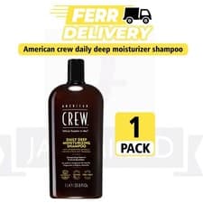 Image of American Crew Daily Deep Moisture Shampoo 1 Litre Dry Hair Hydration