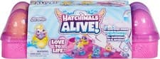 Image of HATCHIMALS Alive, Egg Carton Toy with 5 Mini Figures in Self-Hatching Eggs, 11 A