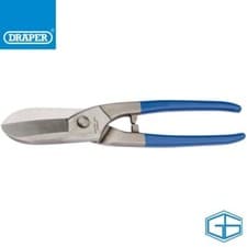 Image of DRAPER 250MM TIN SNIPS STRAIGHT THIN CUTTING SNIPS HEAVY DUTY, STOCK NO: 35649