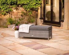 Image of Rattan Direct Fiji Grey Garden Bench RRP £249