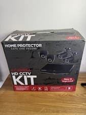 Image of Home Protector 4 Camera HD CCTV Kit – Night Vision – Complete –Opened Never Used