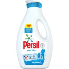 Image of Persil Non Bio & Colour protect Laundry Washing Liquid Detergent 53 Wash 1431ml