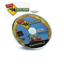 Image of The Simpsons Hit & Run Classic PS2 Game Disc Inspired Plastic Coaster 80mm