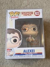 Image of Funko Pop! Stranger Things Vinyl Figure Alexei with Cherry Slushie Signed #923