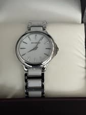 Image of Accurist 8364 Ladies Watch White Dial and Silver Strap - New In Box