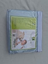 Image of Thread Spread 100% Egyptian Cotton 1000 Thread Count Blue King Fitted Sheet