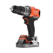 Image of BLACK+DECKER 18V POWERCONNECT Cordless Hammer Drill BCD383D1XCQ-GB