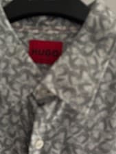 Image of Brand New Hugo Boss Shirt. Grey. Fabulous material With Tags. Bargain