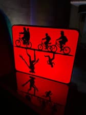 Image of Stranger Things Light Night Light, Unique Gift for Fans Netflix Usb Stranger