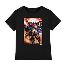 Image of Xmen Team Attack Kids T-Shirt Black