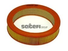 Image of Air filter Filter Insert A822 PURFLUX for NISSAN ISUZU OPEL CARBODIES LTI