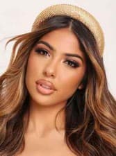 Image of ACCESSORIZE SPARKLE DIAMANTE PADDED HEADBAND GOLD CRYSTAL HAIR HEAD BAND MONSOON