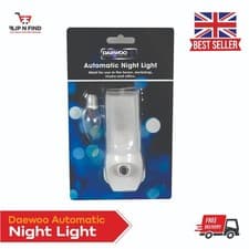 Image of Daewoo Automatic Plug-In Night Light – Sensor Controlled – Home Safety Light