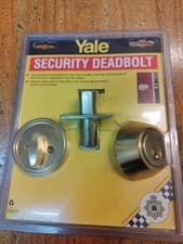 Image of Yale Locks P5211 Security Deadbolt Polished Brass