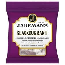 Image of Jakemans Blackcurrant Menthol Lozenges Pack of 12 x 73g