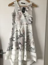 Image of Quiz Floaty Mint Green Floral Dress Size 8 BNWT