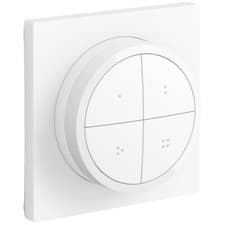 Image of Philips 8719514440999 Hue Tap Dial Switch EU White Controls 3 Rooms