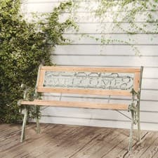 Image of Garden Bench 122 cm Solid Firwood