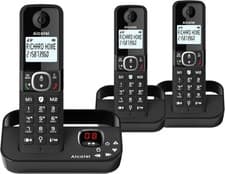 Image of Alcatel F860 Voice Trio Cordless Phone with Call Block Landline Loudspeaker