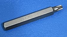 Image of TORX T40 BIT CHROME VANADIUM LARGER 10mm HEX SHANK LOOSE STOCK 75mm long