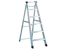 Image of Zarges Industrial Swingback Step Ladder Open 0.87m Closed 0.98m 4 Rungs ZAR49604