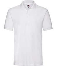 Image of Fruit of the Loom Premium Cotton Piqué Polo Shirt 180GSM Mens Short Sleeve