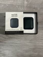 Image of Native Union Leather AirPods Case – Premium Italian Leather – dark green