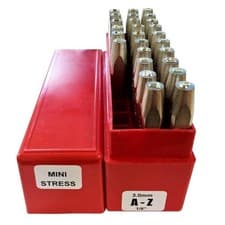 Image of Pryor Letter Punch Set 3mm (1/8") - A-Z - 26 letters - Low Stress