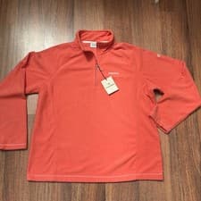 Image of Women’s Craghoppers Coral Salmon Pink 1/4 Zip Neck Fleece Size 20 BNWT £40
