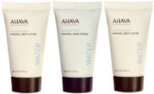 Image of Ahava 6pc Dead Sea Mineral Hand Cream & Body Lotion set,TRAVEL SIZE NEW