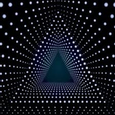 Image of Geometric Triangle Wallpaper Good Vibes Decoprint Prism Paste The Wall