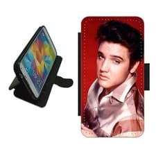 Image of Elvis Phone case wallet flip cover For iPhone Samsung Pixel Rock N Roll ELV1